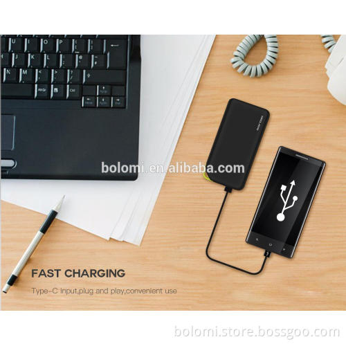 2017 Aluminium alloy external battery power bank with usb port for phone device